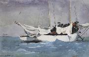 Winslow Homer Key West:Hauling Anchor (mk44) oil painting picture wholesale